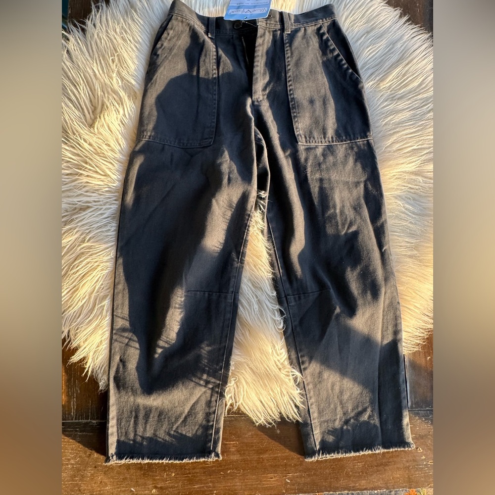 Velvet Heart Sydney Cropped Wide Leg Navy Jeans 27/27L